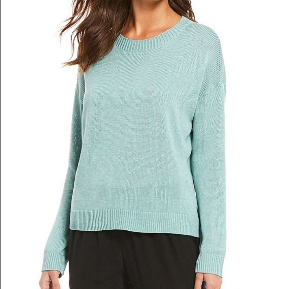 Eileen Fischer Organic Cotton Roundneck Sweater